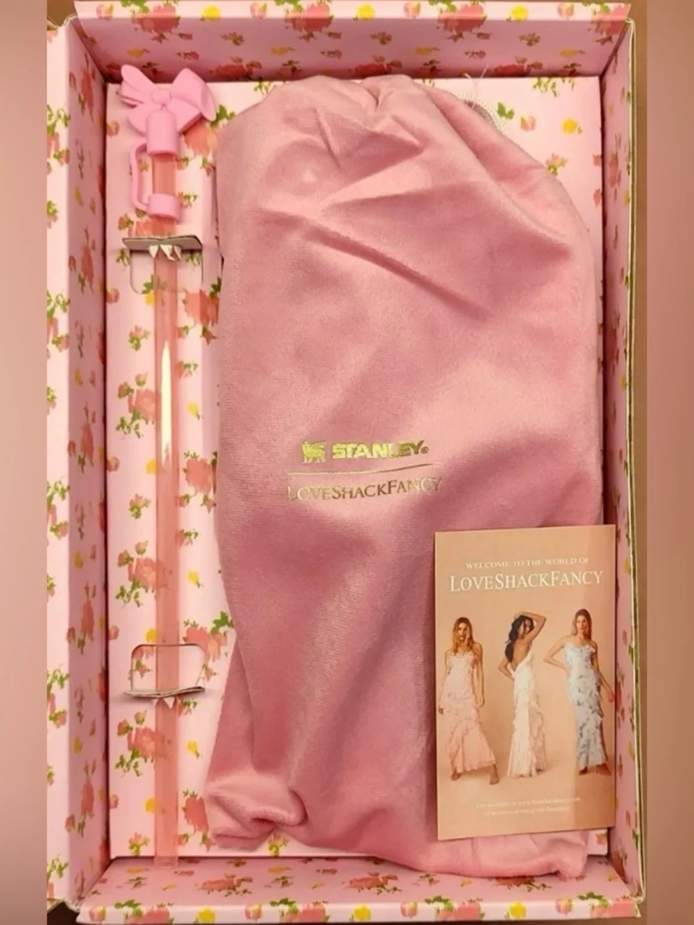 STANLEY 1913 X LOVESHACKFANCY QUENCHER H2.0 FLOWSTATE™ TUMBLER | 40 OZ NIB - Picture 8 of 10